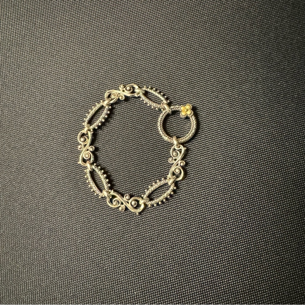 Barbara Bixby Sterling Silver Bracelet with O-ring clasp